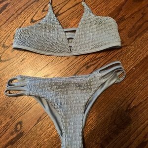 Grey bathing suit